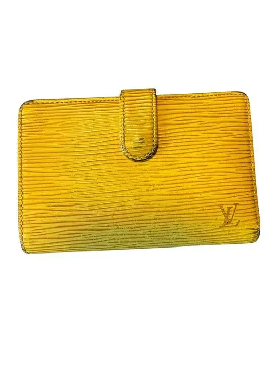 Louis Vuitton Yellow Epi Leather Wallet - Picture 1 of 9
